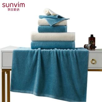 孚日家纺/sunvim  益净智护浴巾单条袋装 70*140cm A类抗菌浴巾 吸水性好不易掉毛 单条袋装 颜色随机发货