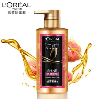  欧莱雅（LOREAL）奇焕精油护发素440ml 奇焕炫亮润发乳（大金瓶针对染后受损）