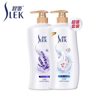 舒蕾/Slek  牛奶+薰衣草沐浴露套装2000ml   水润保湿