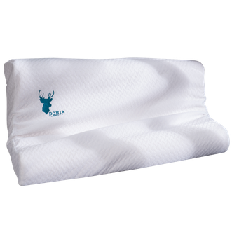 多喜爱/Dohia  乳胶枕莱斯特天然乳胶枕60*40*8/10cm 1只装 手提礼盒90%泰国进口天然乳胶原液填充