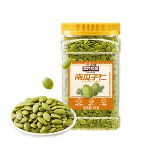 三只松鼠  南瓜子仁400g罐装原味 新疆内蒙熟籽仁原味坚果炒货零食