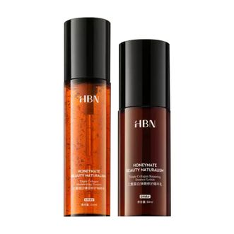 HBN  三重蛋白弹嫩修护水乳套装100ml+80ml