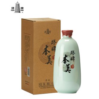 塔牌 本美500ml 无焦糖色糯米加饭酒花雕酒绍兴特产黄酒 
