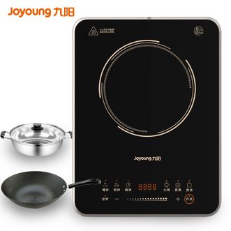 九阳/Joyoung  电磁炉2200W大功率电磁炉爆炒加热多功能智能菜单操控家用电磁灶C22S-N3302