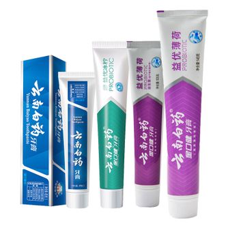 云南白药 420g牙膏 益生菌牙膏清新口气清火牙膏成人亮白家庭装 云南白药 420g牙膏 益生菌牙膏清新口气清火牙膏成人亮白家庭装