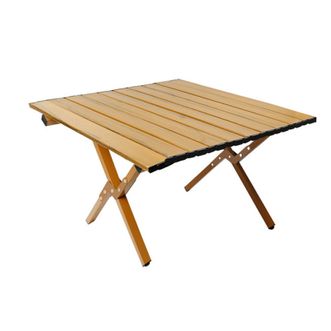 Maki zaza  木纹折叠蛋卷桌（小号）MKZ-041