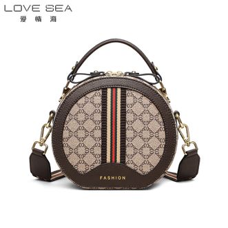 爱情海/Love sea  时尚小圆包女小巧轻便出行手机包斜挎包女士单肩包AQH3347