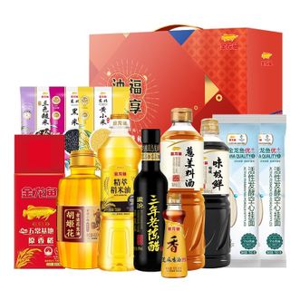 金龙鱼  惠众喜礼盒D款（1250g+3550ml）