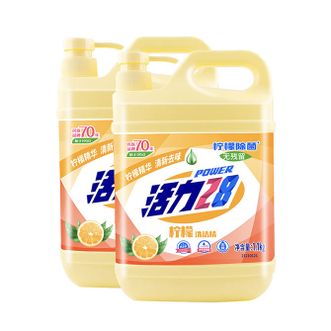 活力28  柠檬洗洁精1.1kg*2 不伤手无残留家用洗剂