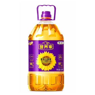 福临门 食用油 营养家黄金小黑葵花仁油5L 中粮出品 
