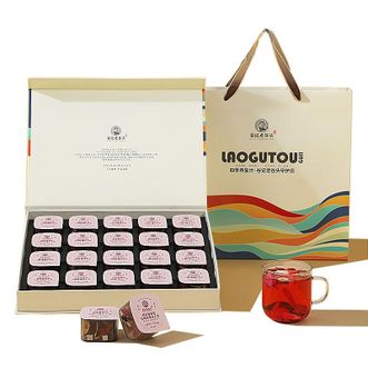 谷记老谷头/GUJILAOGUTOU  西洋参黄芪石斛玫瑰女士茶280g(20罐) 山水礼盒礼物礼品