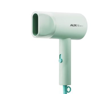 奥克斯/AUX  吹风机吹风筒学生宿舍专用800w家用吹风机小功率吹头发护发造型便携迷你电吹风7008绿色