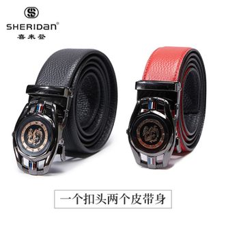喜来登/SHERIDAN  男士皮带单扣头搭配黑色和红色双带身NL240151S
