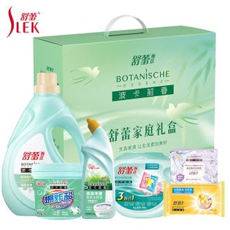 舒蕾/Slek  植护香氛清洁六件套 香氛洗衣液洗衣凝珠洗衣皂爆炸盐等组合装 持久留香