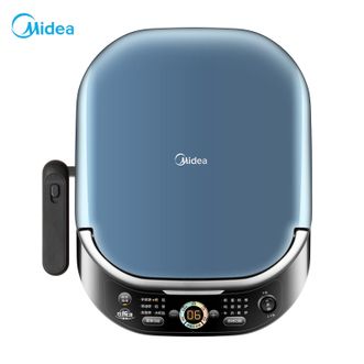 美的/Midea  电饼铛家用双面加热电饼机大火力煎饼铛下盘可拆洗多功能电子菜单早餐机烙饼锅蒸汽煎烤机