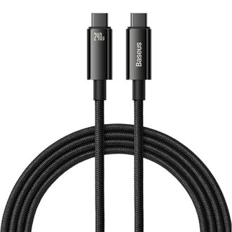 倍思（BASEUS）  PD240W 双Type-C快充数据线 钨金2米充电线 CAWJ040101