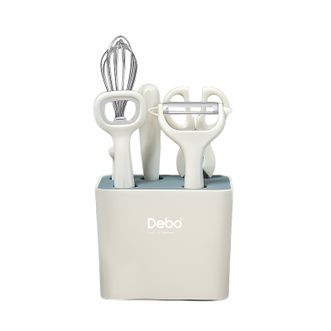 德铂（Debo）  厨房刀具套装 持久锋利水果刀打蛋器剪刀开瓶器削皮刀