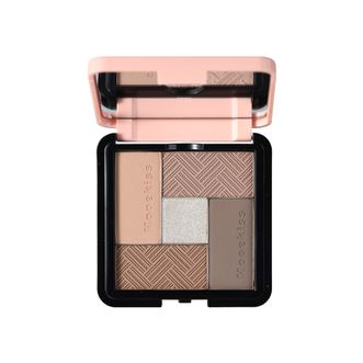 木柯诗/Mooekiss  灵魂搭子可替换式五色眼影03 可可灰棕8.5g