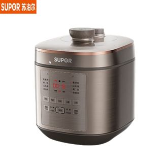 苏泊尔（SUPOR）  智能电压力锅SY-50FC08 大容量5L 家用4-5人 电高压锅电饭煲电饭锅煮饭锅 0涂层304不锈钢 专柜同款