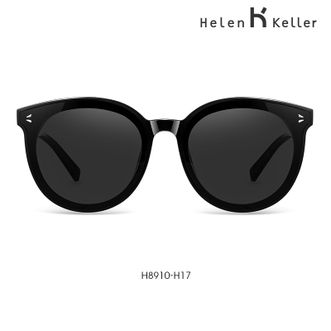 海伦凯勒（Helen Keller）  太阳镜女士墨镜偏光眼镜驾驶开车专用防紫外线眼镜H8910H17 女款 黑色