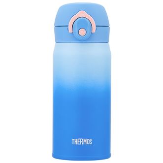 膳魔师（THERMOS）  保温杯春日系列吸管杯350ml容量高颜值便携儿童学生杯子TEMI-350S蓝莓汽水
