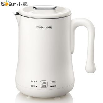 小熊/Bear  烧水壶  0.6L电热水壶电水壶迷你保温出差旅行便携式冲奶热水壶  ZDH-A06H1