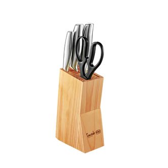 lecker  厨房刀具组合实用套装五件套切菜刀剪刀万能刀水果刀五件套 KR-670