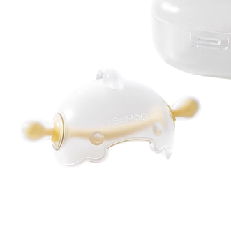 英氏（YEEHOO）  蘑菇牙胶婴儿6个月以上 宝宝防吃手磨牙硅胶玩具可水煮