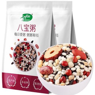 十月稻田  八宝粥750g*2袋 五谷杂粮粗粮小包装 早餐粥米伴侣 每日香粥