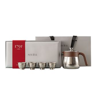 多样屋（TAYOHYA）  钛闷茶壶保温壶高档轻奢茶水分离焖泡老白茶礼盒套装送礼 600ml  TA040301065ZZ