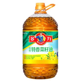 多力/Mighty  特香菜籽油  5L  家用食用油