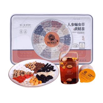 谷记老谷头/GUJILAOGUTOU  人参蛹虫草黄精茶510g(30罐)