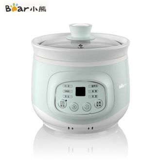 小熊/Bear  电炖锅1-2人小炖锅煮粥锅 智能预约定时煲汤锅炖汤锅燕窝炖盅 迷你微电脑BB熬粥煲宝宝婴儿辅食锅