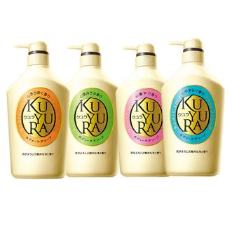 可悠然  沐浴露大黄瓶香味持久香氛美肌2.2L花漾+碧野+恬静+欣怡