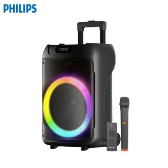 飞利浦（PHILIPS）  蓝牙音箱SD169 户外音响 大音量广场舞 拉杆 重低音 电木吉他民谣乐器音箱