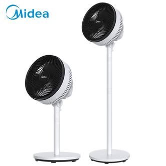 美的/Midea  循环扇  家用台地两用轻音电风扇加高摇头落地扇 FGA24UXC