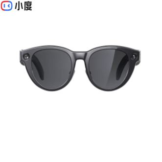 小度/Xiao Du  智能AI眼镜Pro【波士顿- 黑- 墨镜款】  拍摄拍照眼镜 1200万像素广角 蓝牙语音通话 AI翻译