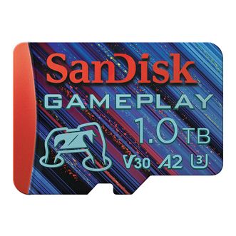 闪迪/SanDisk  1TB TF存储卡 A2 U3 V30 4K游戏内存卡 快速读写游戏机掌机专用卡