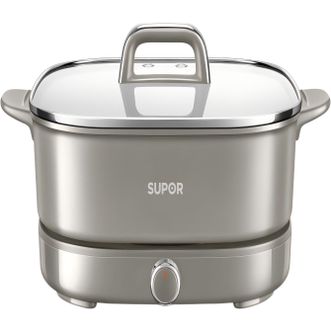 苏泊尔（SUPOR）  电火锅鸳鸯分体火锅专用锅可拆6L大容量烤涮一体烤肉电煮锅  H60FKX58