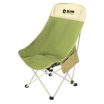 趣游帮  户外折叠便携高背装备月亮椅（Q311） 47*47*91cm  舒适透气 久坐不闷热 防刮耐磨厚实弹性好