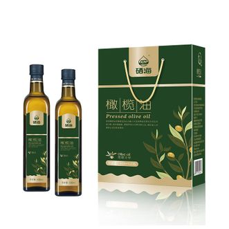 XH  硒海橄榄油500ml*2瓶物理压榨一级油0添加