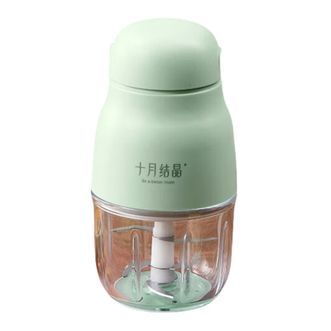 十月结晶  婴儿辅食机婴儿辅食料理机宝宝料理机多功能搅拌榨汁机绞肉机 6叶 单杯 绿色