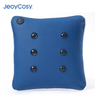 践程JeoyCosy  按摩枕车家两用按压式震动按摩靠枕便携抱枕汽车腰部靠垫家用腰部按摩器