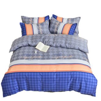 宜恋四件套床上用品床品套件床单被套枕套200X230cm布拉格QS