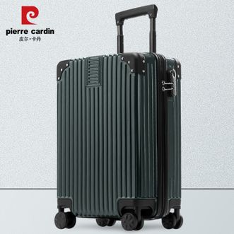 皮尔卡丹/Pierre Cardin  20英寸拉链款拉杆箱登机箱行李箱万向轮旅行箱密码箱行李箱
