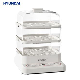 HYUNDAI  家用电蒸锅18L大容量 多功能蒸锅蒸包子锅电蒸笼电热锅蒸菜热菜电蒸锅