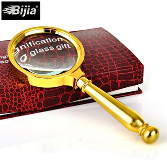 BIJIA放大镜30高倍高清1000老人儿童阅读手持便携礼盒扩大镜尊贵金