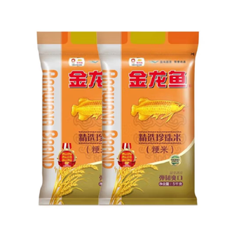 金龙鱼  精选珍珠米  5kg*2袋  一级粳米蒸煮米饭粥米