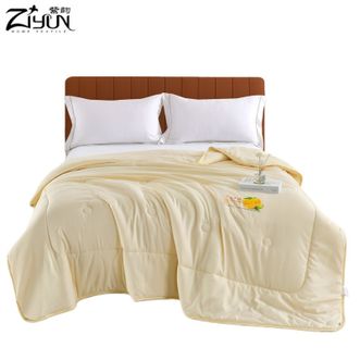 紫韵  心想事橙如意被 舒适透气双人盖被