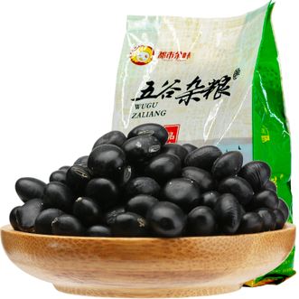 都市余味 东北黑豆1.25kg 袋装 五谷杂粮 绿芯大豆 黑小豆 豆子 打豆浆